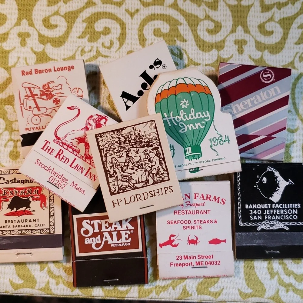 Advertising matchbook vtg 10